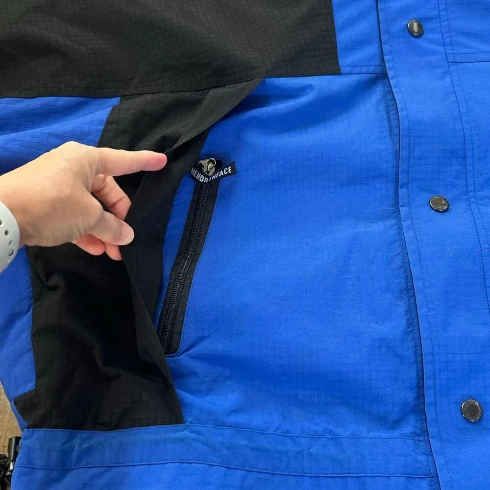 Vtg The North Face Summit Series Gore-Tex Mountain Jacket Coat Mens Sz XXL Blue